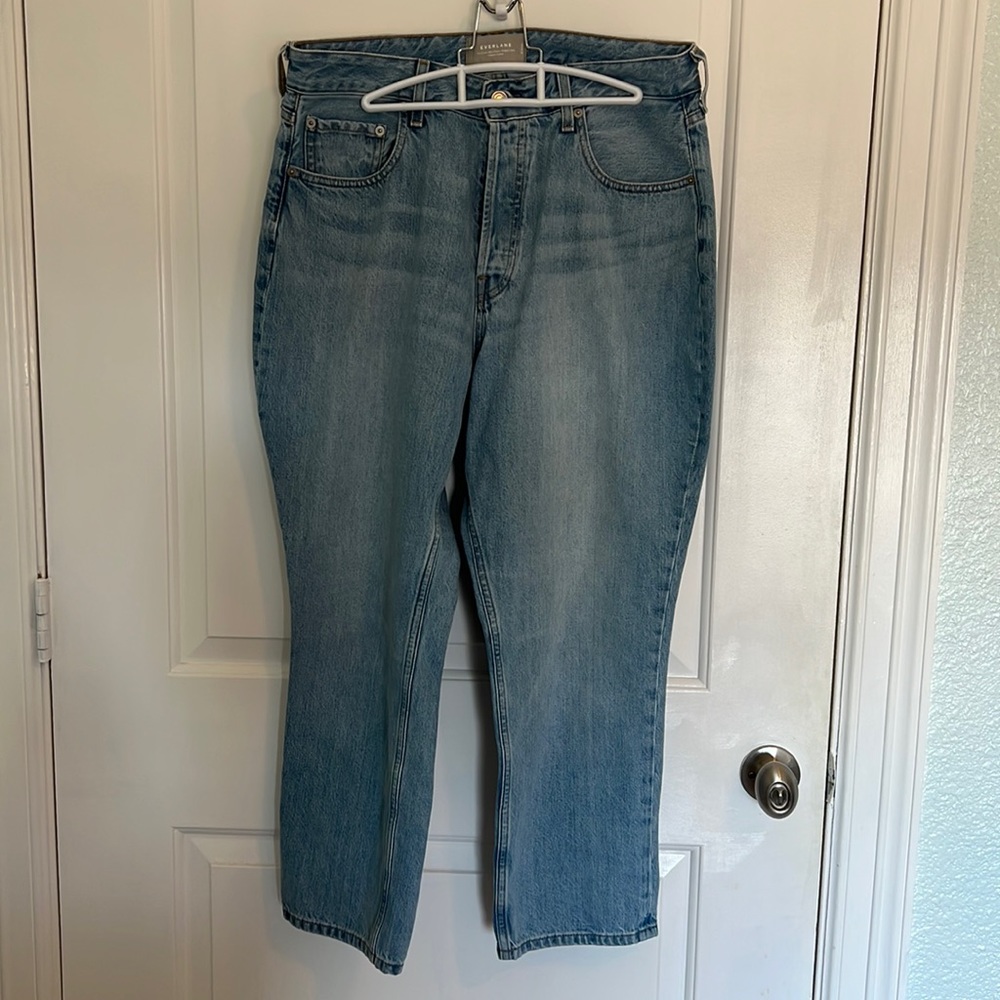 Everlane - The Curvy 90s Cheeky Straight Jean (Size 32, Ankle)